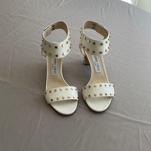 Jimmy Choo Open Toe 2” Block Heel Sandal